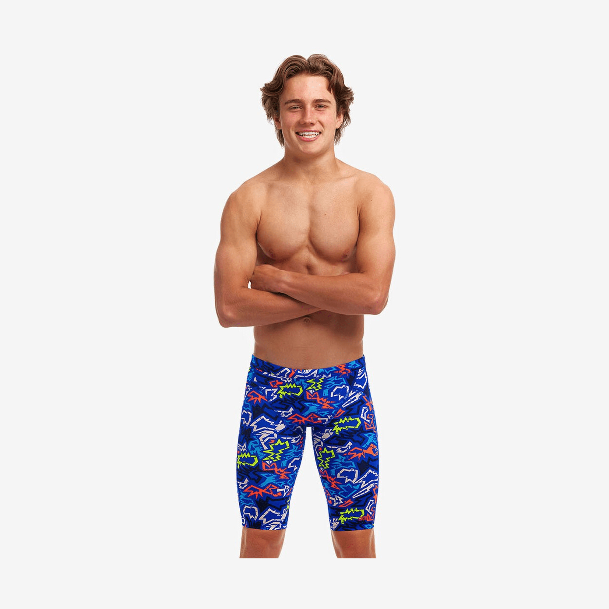 Funky Trunks - Boys Training Jammers - Broken Hearts
