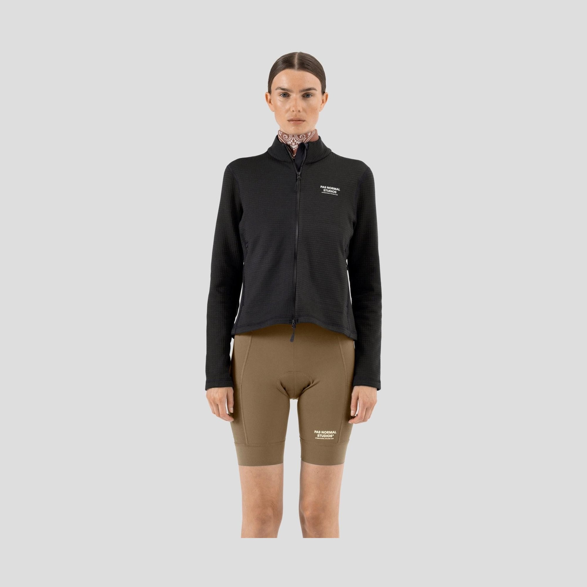 Pas Normal Studios - Women's Escapism Performance Fleece Zip - Black