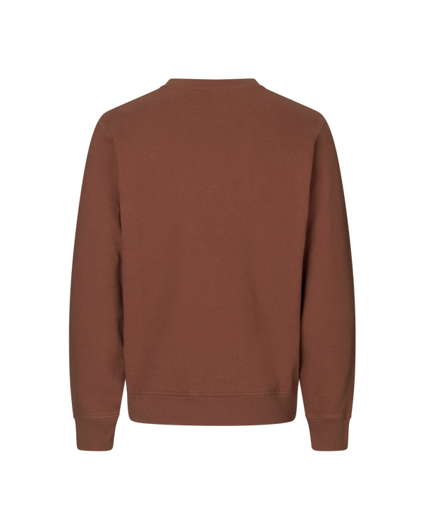 Off-Race Patch Sweatshirt - Rust