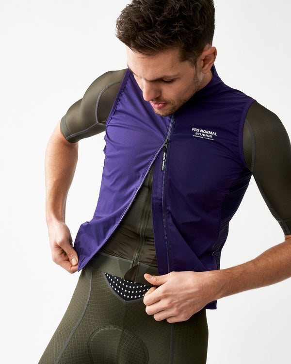 Mechanism Stow Away Gilet - Purple