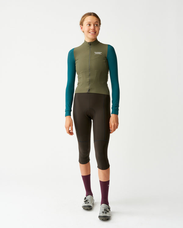 Women's Mechanism Long Sleeve Jersey - Olive