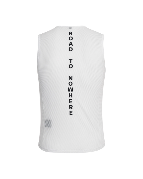 Sleeveless Base Layer - White