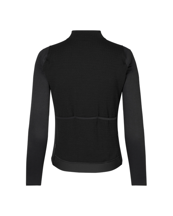 Women's Escapism Wool Long Sleeve Jersey - Black