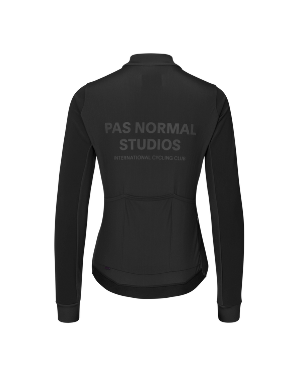 Women's Mechanism Thermal Long Sleeve Jersey - Black