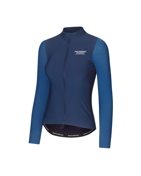 Women's Mechanism Long Sleeve Jersey - Dusty Navy