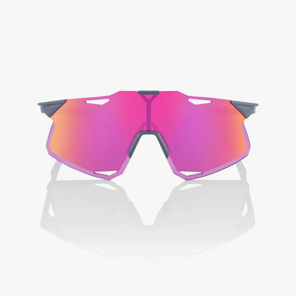 HYPERCRAFT - TOKYO NIGHTS - Gloss Light Grey - Purple Multilayer Mirror Lens