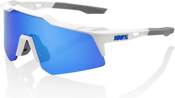 SPEEDCRAFT XS - Matte White - Blue Multilayer Mirror Lens