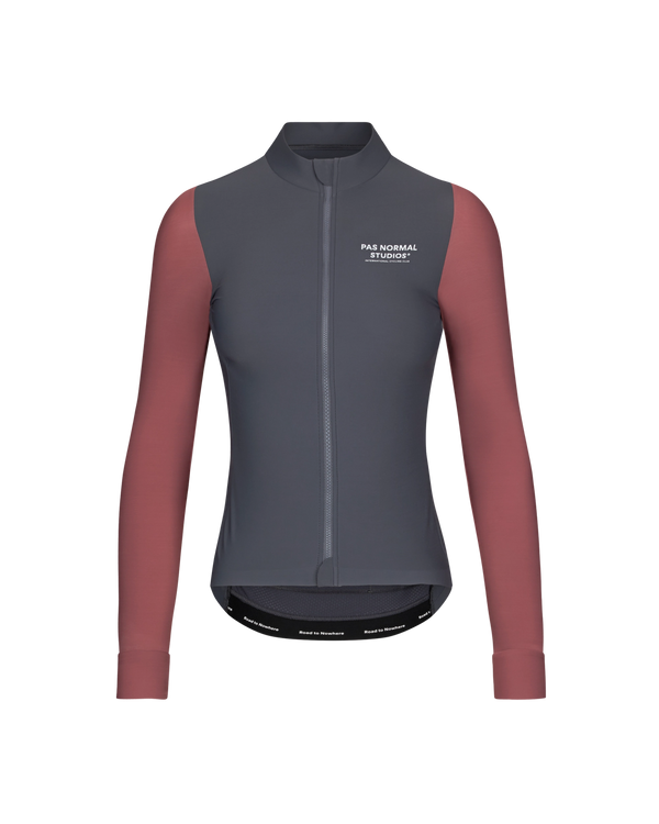 Women's Mechanism Long Sleeve Jersey - Dark Navy/Dusty Mauve