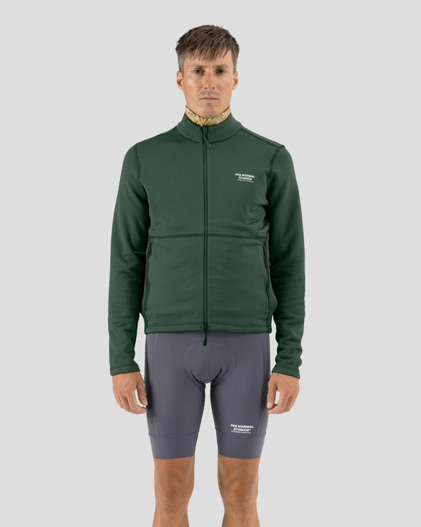 Escapism Performance Fleece Zip Men - Petroleum