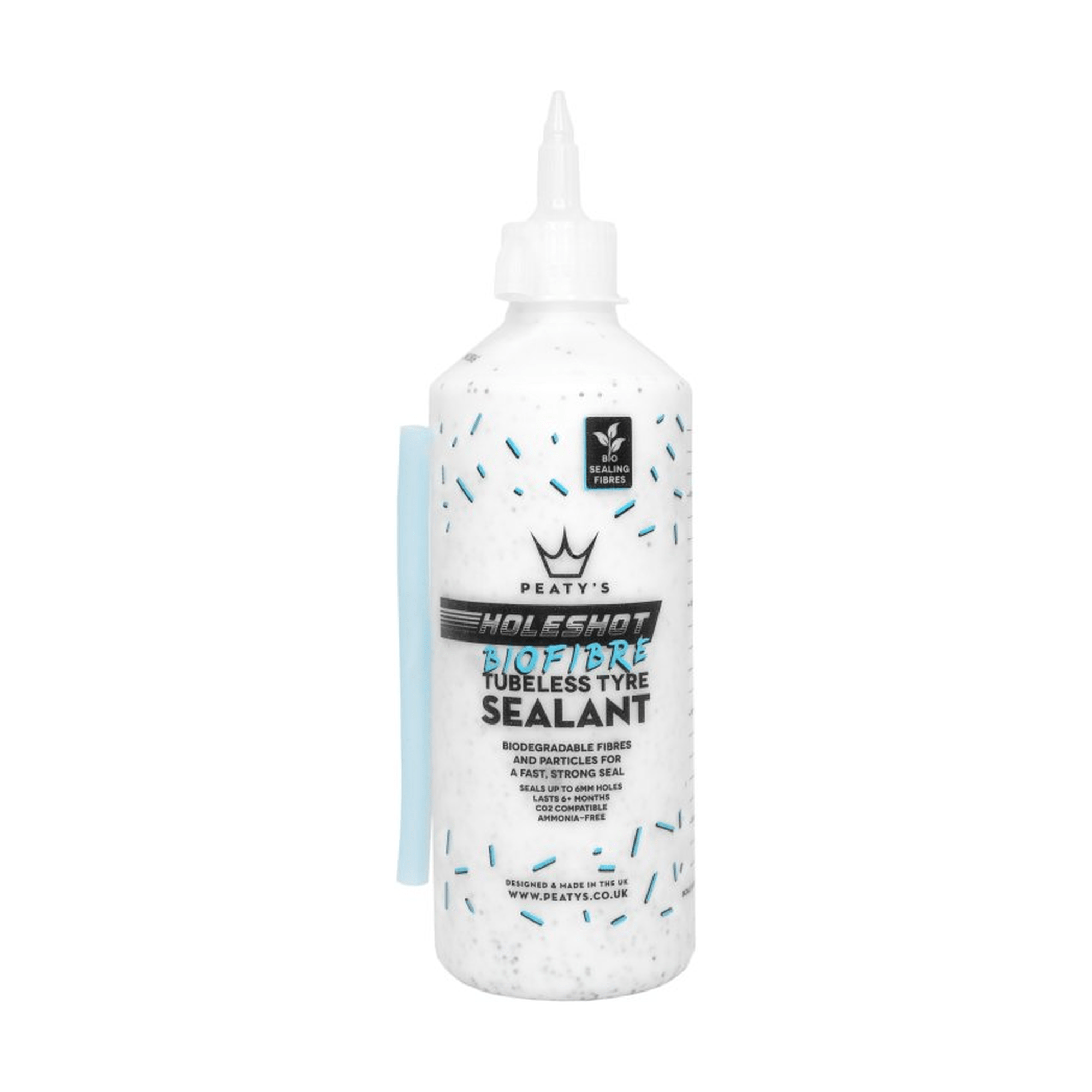 Peaty's - Holeshot BioFibre Tubeless Tyre Sealant Bottle 500ml
