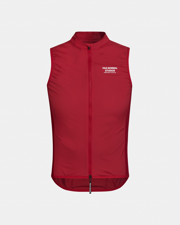 Mechanism Stow Away Gilet - Deep Red