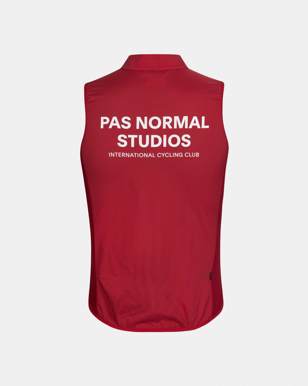 Mechanism Stow Away Gilet - Deep Red