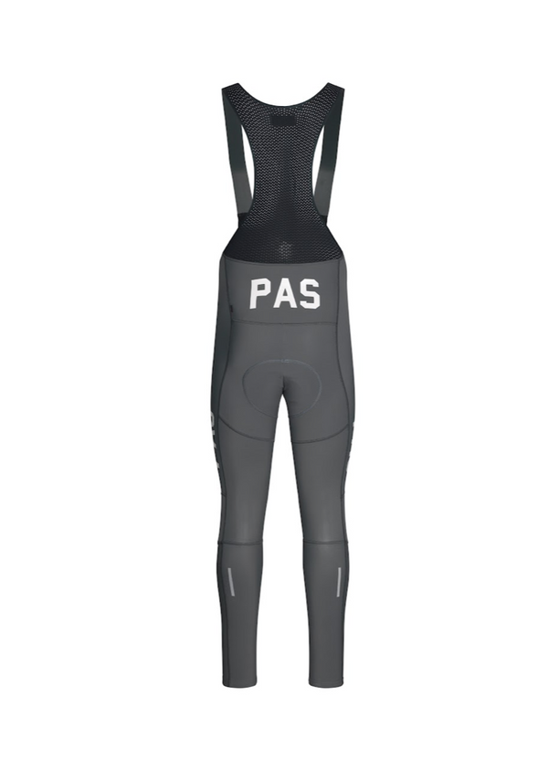 Women's Pas Deep Winter Long Bib - Dark Grey