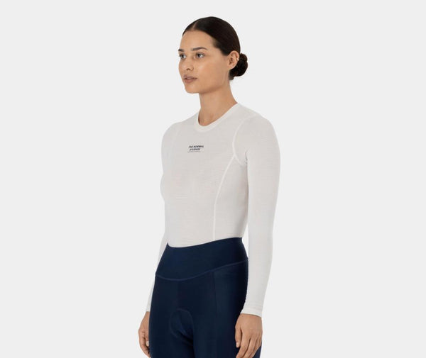 Women's Thermal Long Sleeve Base Layer - Off White