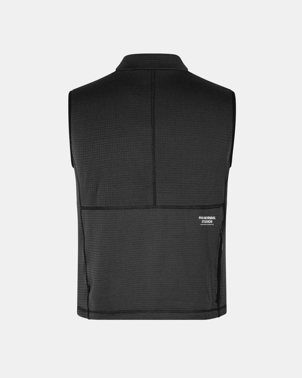 Escapism Performance Fleece Vest Men - Black