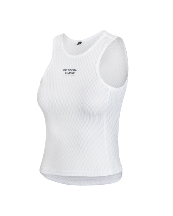 Women's Sleeveless Base Layer - White