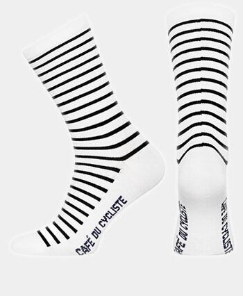 Merino Cycling Socks - White