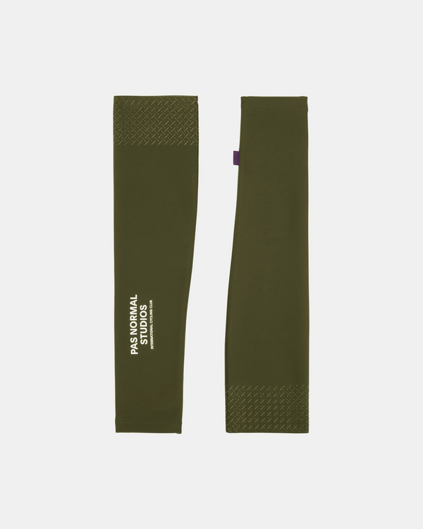 Logo Arm Warmers - Olive