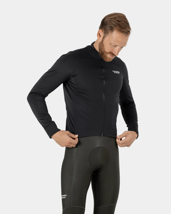 Essential Thermal Long Sleeve Jersey Men - Black