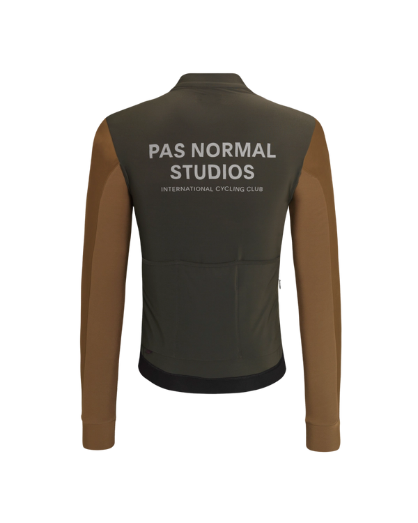 Women's Essential Thermal Long Sleeve Jersey - Dark Olive/Army Brown