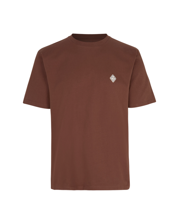 Off-Race Patch T-Shirt - Rust