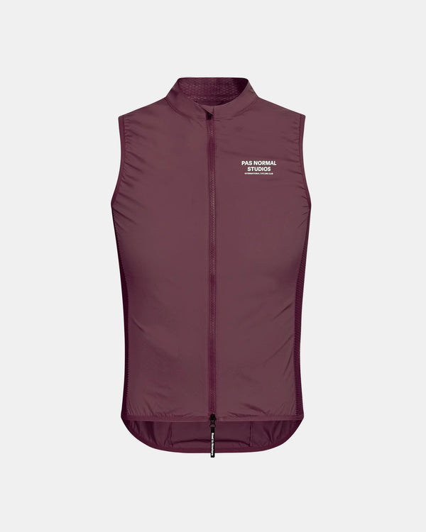 Mechanism Stow Away Gilet - Light Burgundy