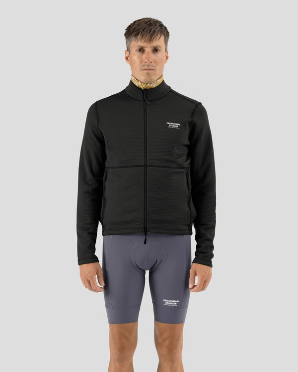 Escapism Performance Fleece Zip Men - Black