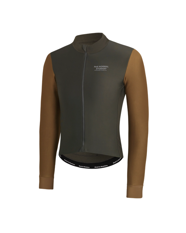 Women's Essential Thermal Long Sleeve Jersey - Dark Olive/Army Brown