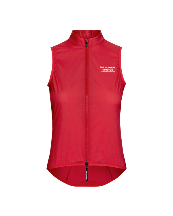 Women's Mechanism Stow Away Gilet - Deep Red