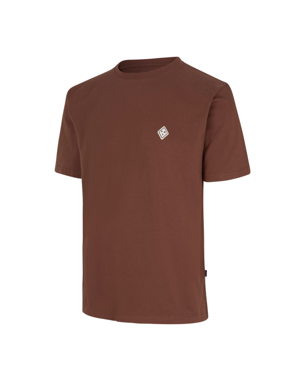 Off-Race Patch T-Shirt - Rust