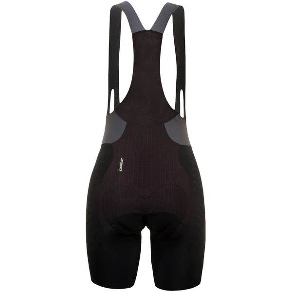 Lady Bibshort Grid Skin Dames - Black