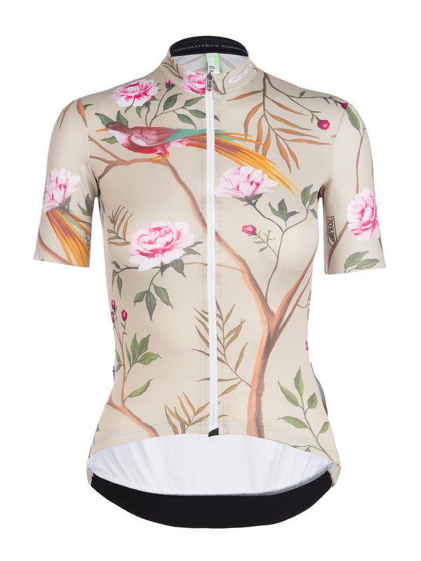 Jersey Short Sleeve G1 Japanese Garden Dames - Beige